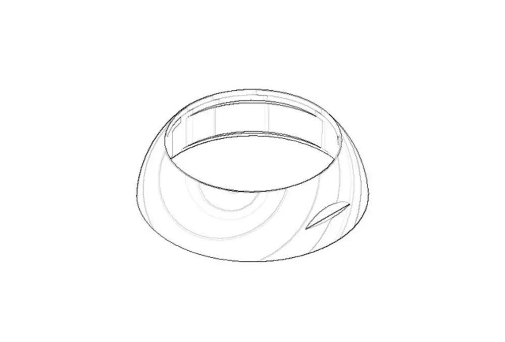 DORNBRACHT Haube ERSATZTEILE 092830015 D. 35 x 10 mm Chrom, 092830015-00 Galeriebild 1